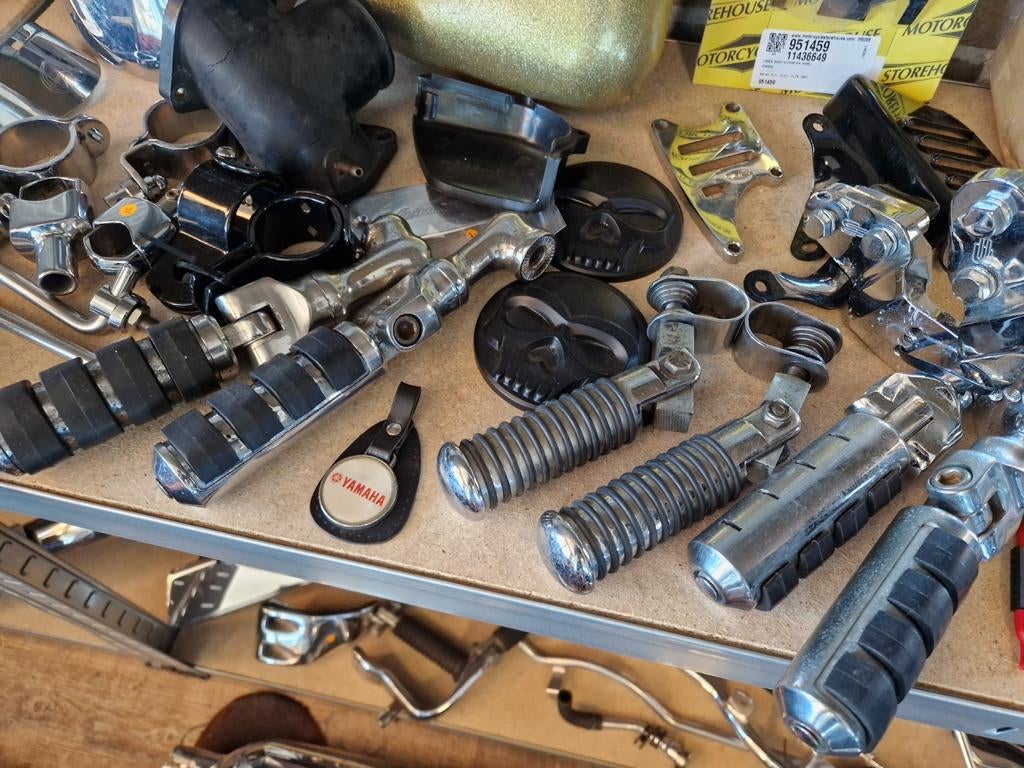 Motor pegs steps steun handvatten Honda yamaha harley, Motoren, Ophalen of Verzenden, Gebruikt