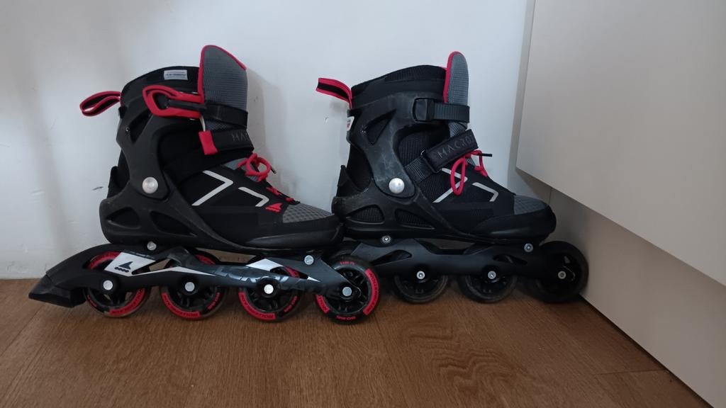 Rode skeelers van Macroblade, Ophalen of Verzenden, Gebruikt