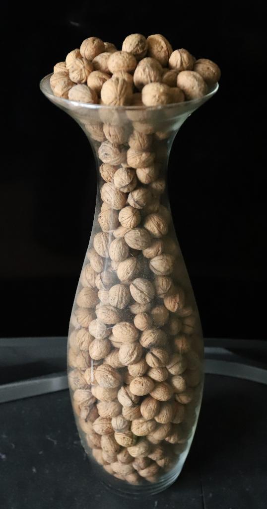 5,6 kilo walnoten in een vaas, Gebruikt, Overige kleuren, 50 tot 75 cm, Ophalen of Verzenden