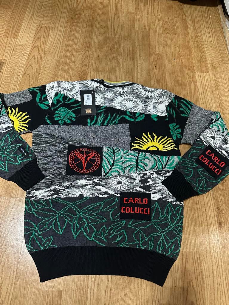 Carlo Colucci Vintage Trui maat L, Ophalen of Verzenden, Zo goed als nieuw, Overige maten, Overige kleuren