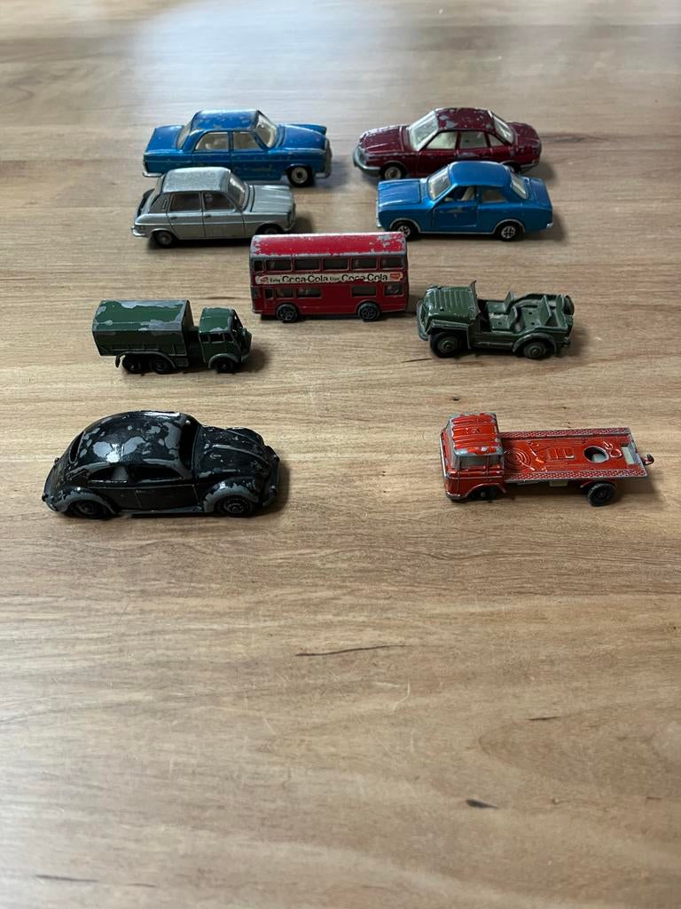 Dinky Toys & Majorette Miniatuur Auto's 8x, Ophalen of Verzenden, Gebruikt, Auto, Overige merken