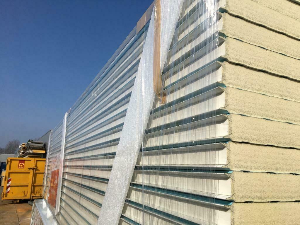 Sandwichpanelen 40 / 60 mm, gevelpanelen AANBIEDING, Doe-het-zelf en Verbouw, Platen en Panelen, Ophalen, Nieuw, Overige materialen