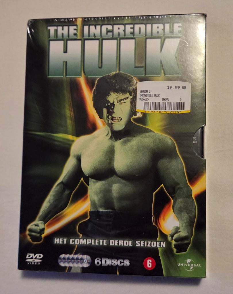 The Incredible Hulk Seizoen 3 Sealed Dvd's TV-Serie, Alle leeftijden, Ophalen of Verzenden, Nieuw in verpakking