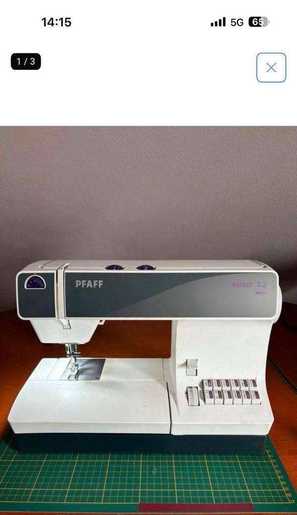Naaimachine pfaff select 3,2, Hobby en Vrije tijd, Ophalen of Verzenden, Zo goed als nieuw, Naaimachine, Pfaff