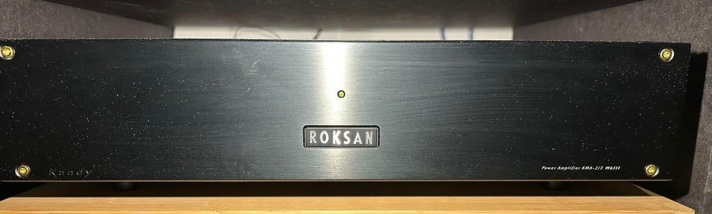 Roksan Kandy LIII Power Amplifier 2 Channel zwart., Gebruikt, 120 watt of meer, Stereo, Ophalen