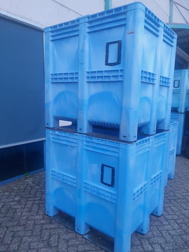 Palletbox Bigbox 1300x1150x1250mm  3 Slede ijsbad krat opsla, Ophalen, 100 cm of meer, 60 cm of meer, 50 cm of meer
