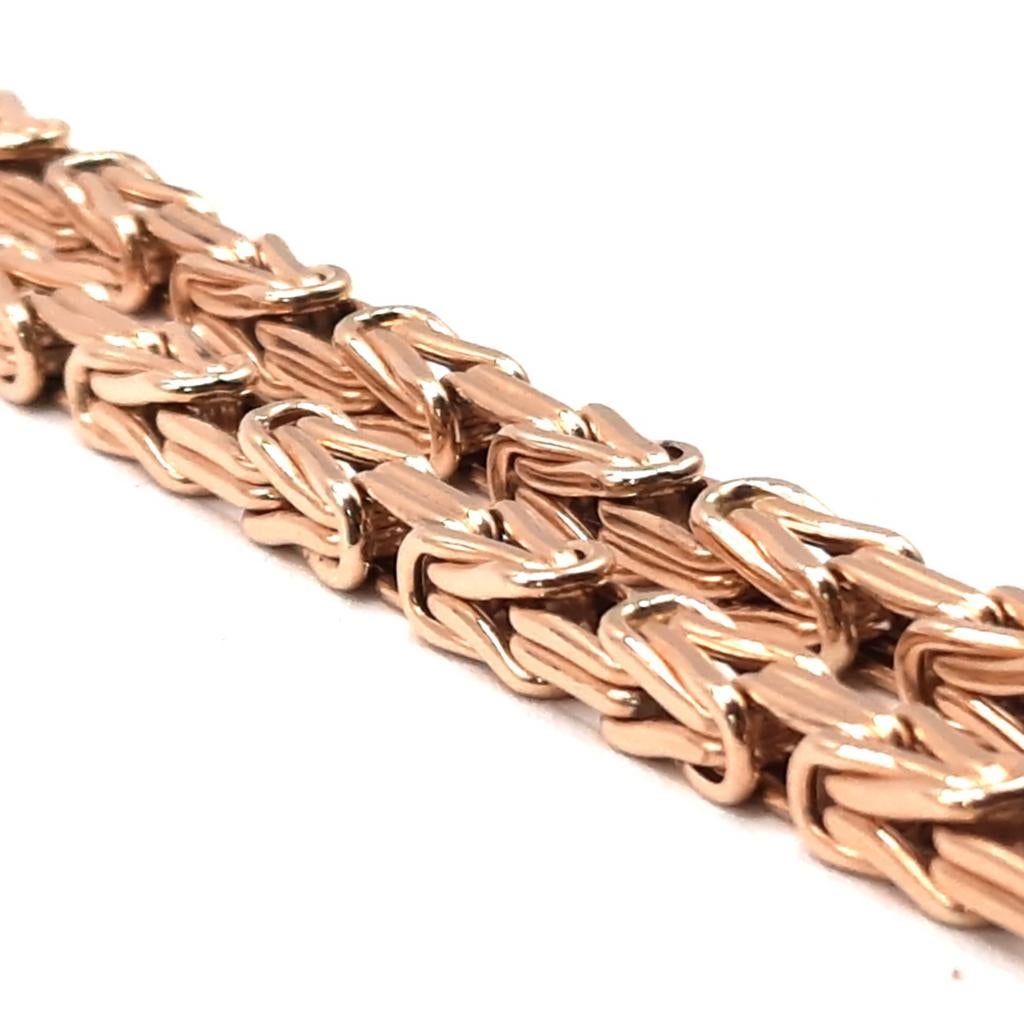 Gouden Koningsketting 14kt, Sieraden, Tassen en Uiterlijk, Kettingen, Www.bredajuwelier.nl, Nieuw, Ophalen of Verzenden, Www.bredajuwelier.nl