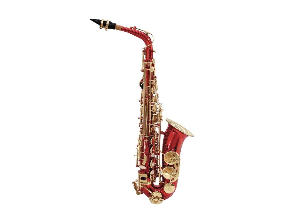 DIMAVERY SP-30 Eb Alto Saxophone red, ., Saxofoon, Nieuw, Ophalen of Verzenden