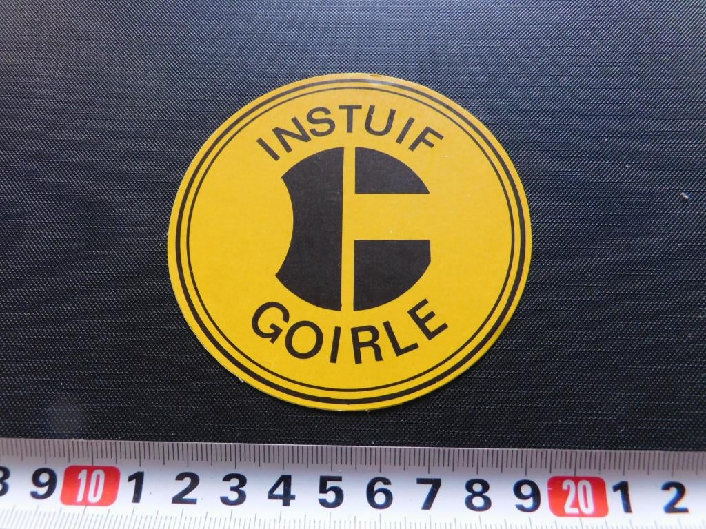 sticker Goirle Instuif Geel, Ophalen, Zo goed als nieuw