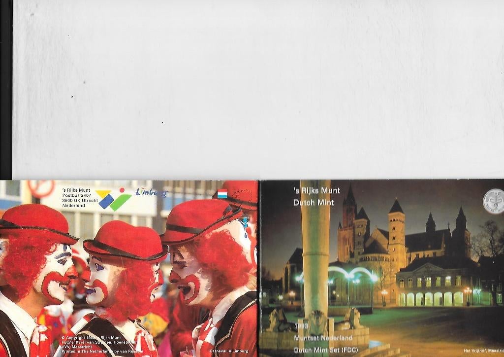 'sRijksmunt 1993 Limburg, Ophalen of Verzenden, Nederland, Munten