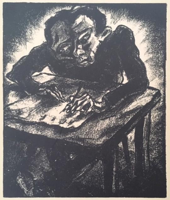 Mooie, betaalbare kunst v/h Grafiekkabinet Walter Gramatté, Ophalen of Verzenden