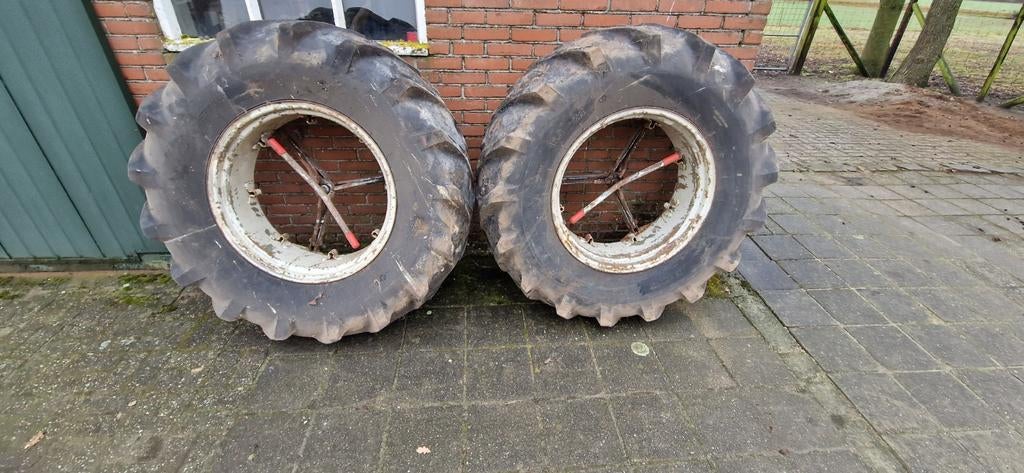 Tractorbanden met velg, Ophalen