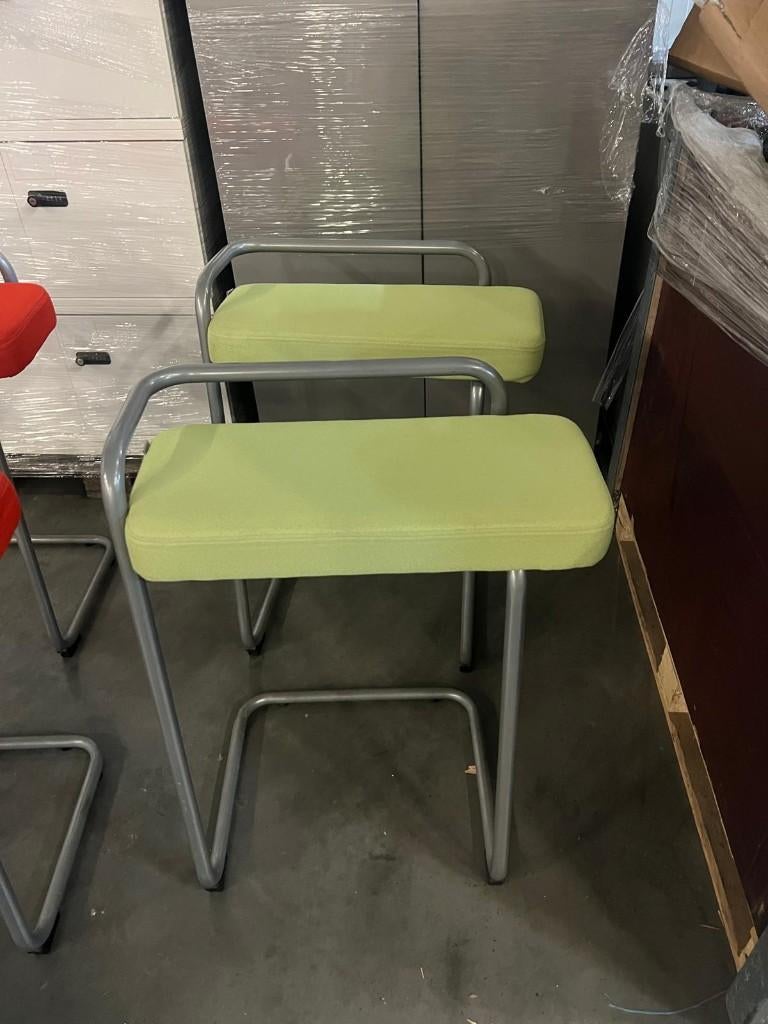 SET Interstuhl 6 x bar stoel / Stoel / kruk/ barkruk ,1 set, Huis en Inrichting, 5 krukken of meer, Verzenden, Gebruikt, 60 tot 90 cm