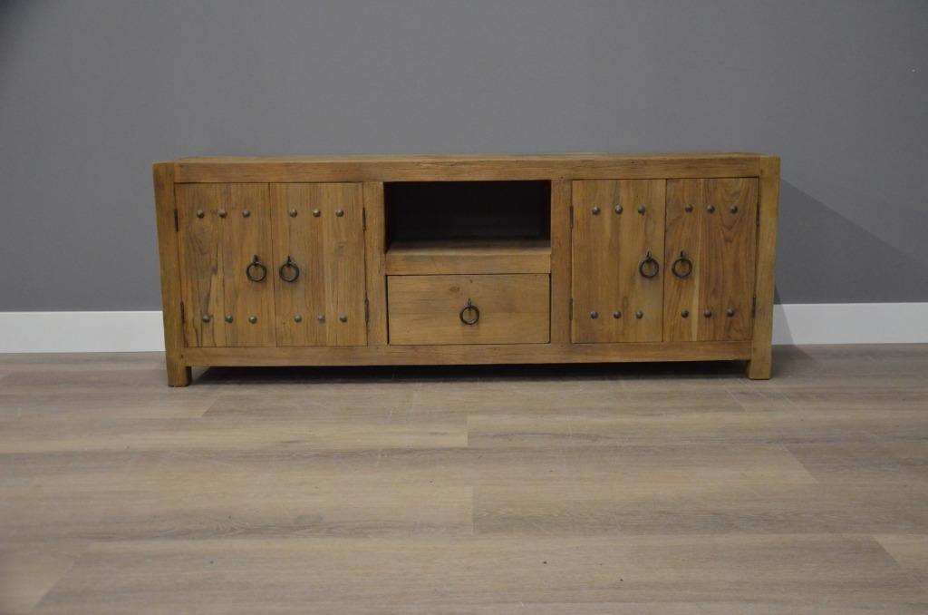 Tv meubel robuust 150 cm, 100 tot 150 cm, Nieuw, Ophalen of Verzenden, Minder dan 100 cm
