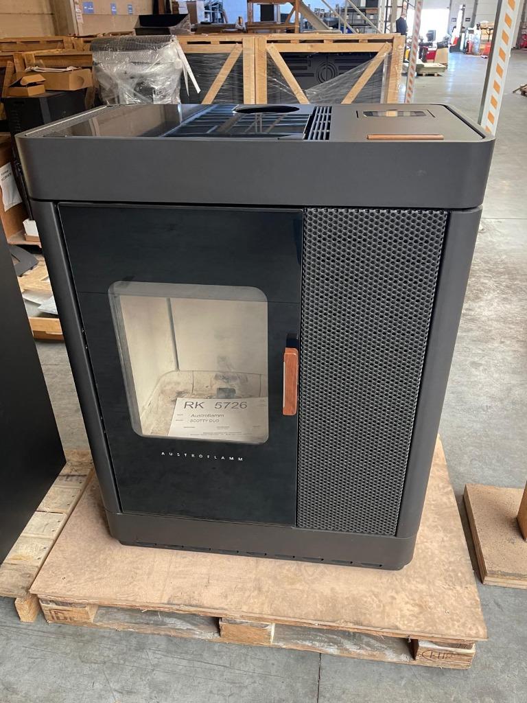 SHOWROOM MODEL AUSTROFLAMM SCOTTY DUO, Ophalen, Overige brandstoffen, Zo goed als nieuw, Pelletkachel