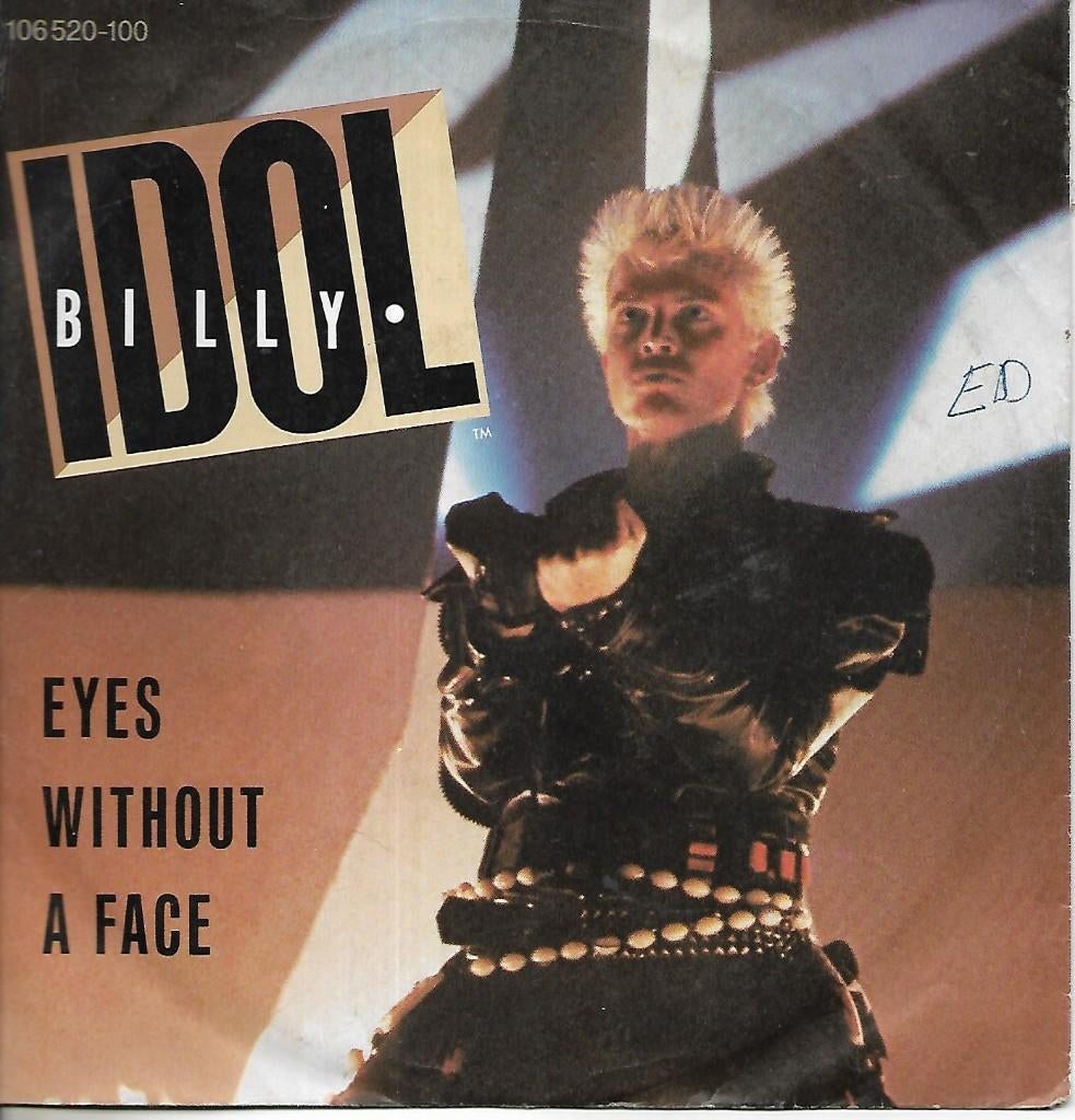 Billy idol - Eyes without a face, Cd's en Dvd's, Vinyl Singles, Gebruikt, 7 inch, Single, Ophalen of Verzenden