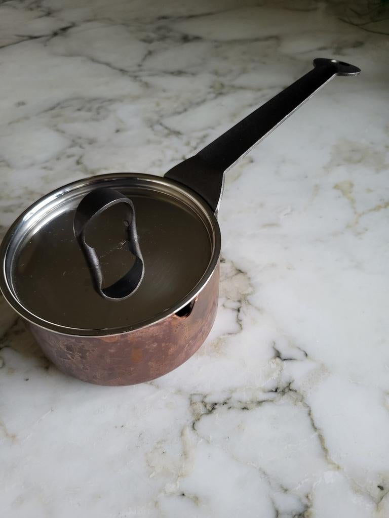 Alessi Cintura di Orione Koperen Steelpan - 10 cm, Ophalen of Verzenden
