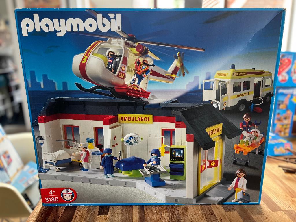 Playmobil - Ziekenhuis - 3130, Ophalen of Verzenden, Gebruikt, Complete set