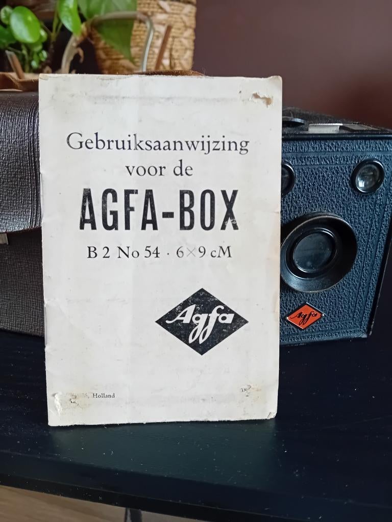 Agfa Foto Box B2 No. 54 - Vintage Camera, Audio, Tv en Foto, Fotocamera's Analoog, Gebruikt, Compact, Overige Merken, Ophalen of Verzenden