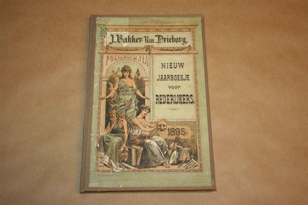 Nieuw Jaarboekje voor Rederijkers - Drieborg 1895 !!, Antiek en Kunst, Ophalen of Verzenden