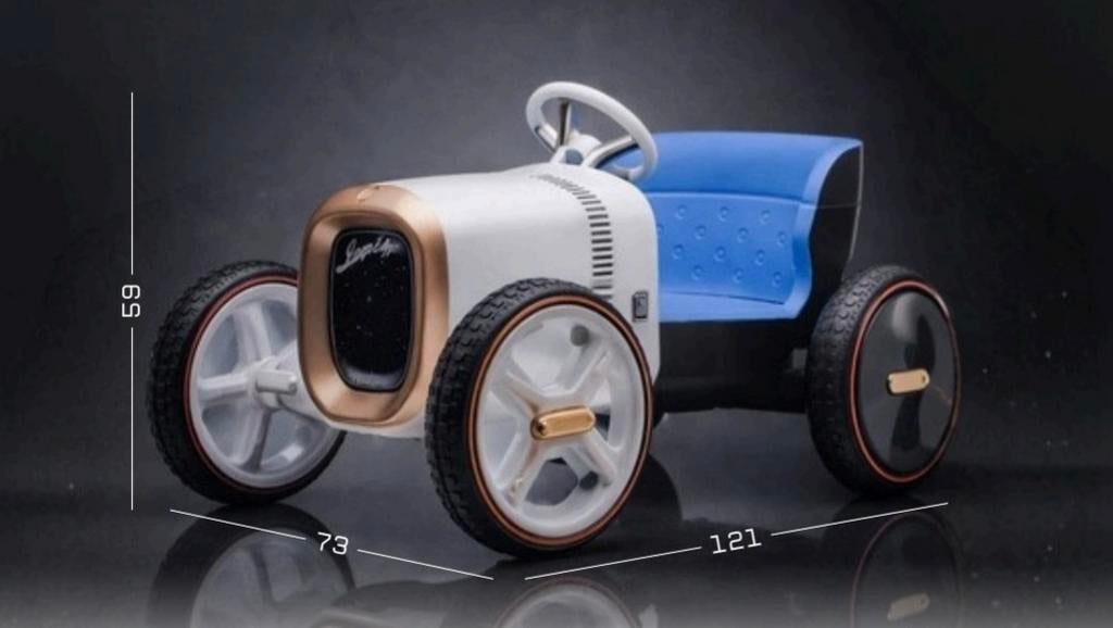 Elektrische Retro Kinderauto - Nieuw in Doos!, Nieuw, Ophalen of Verzenden, Nog onbekend, Nog onbekend