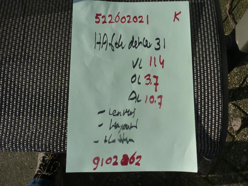 dehler 31 high aspect fok, Ophalen of Verzenden, Gebruikt, Overige typen