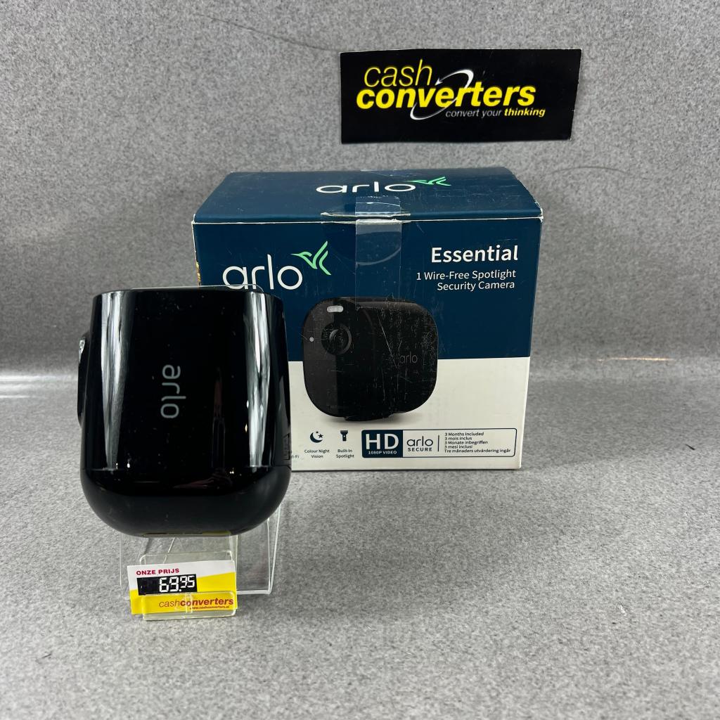 Arlo Essential 1 Wire-Free Spotlight Camera | 396022, Audio, Tv en Foto, Ophalen of Verzenden, Gebruikt, Buitencamera