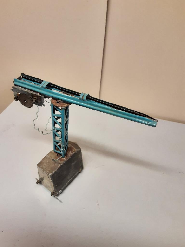 Oude metalen hijskraan / constructiekraan uit de jaren 60/70, Ophalen of Verzenden