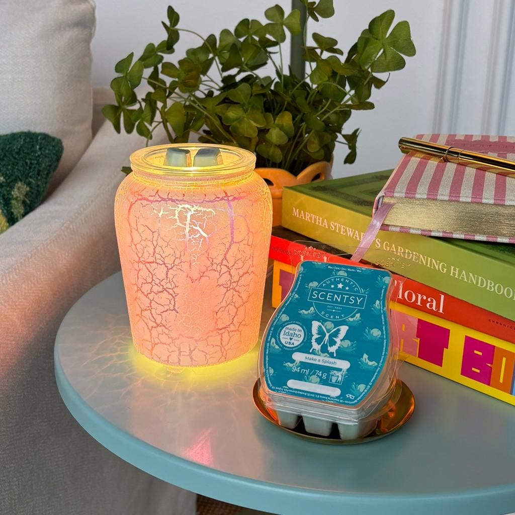Te koop Scentsy warmer Iridescent Rainbow NIEUW €39, Huis en Inrichting, Woonaccessoires | Overige, Ophalen of Verzenden, Nieuw