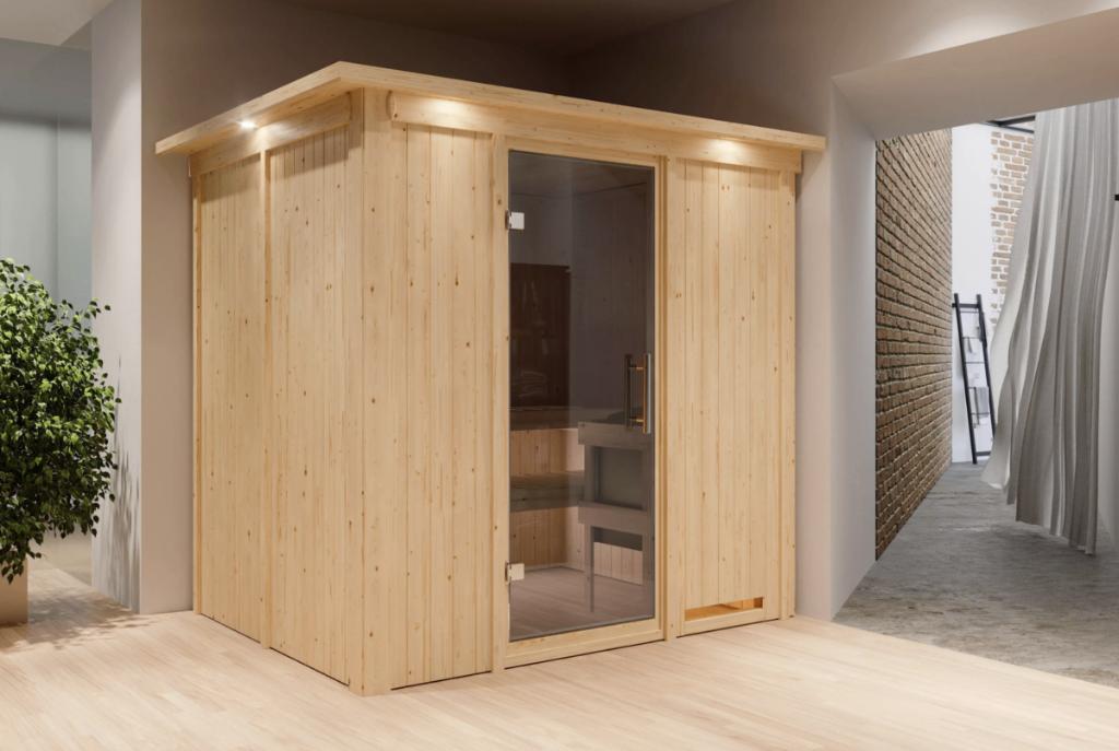 Karibu Sodin I Samenstellen I Garantie I Showroom, Sport en Fitness, Sauna, Nieuw, Complete sauna, Fins of Traditioneel, Ophalen