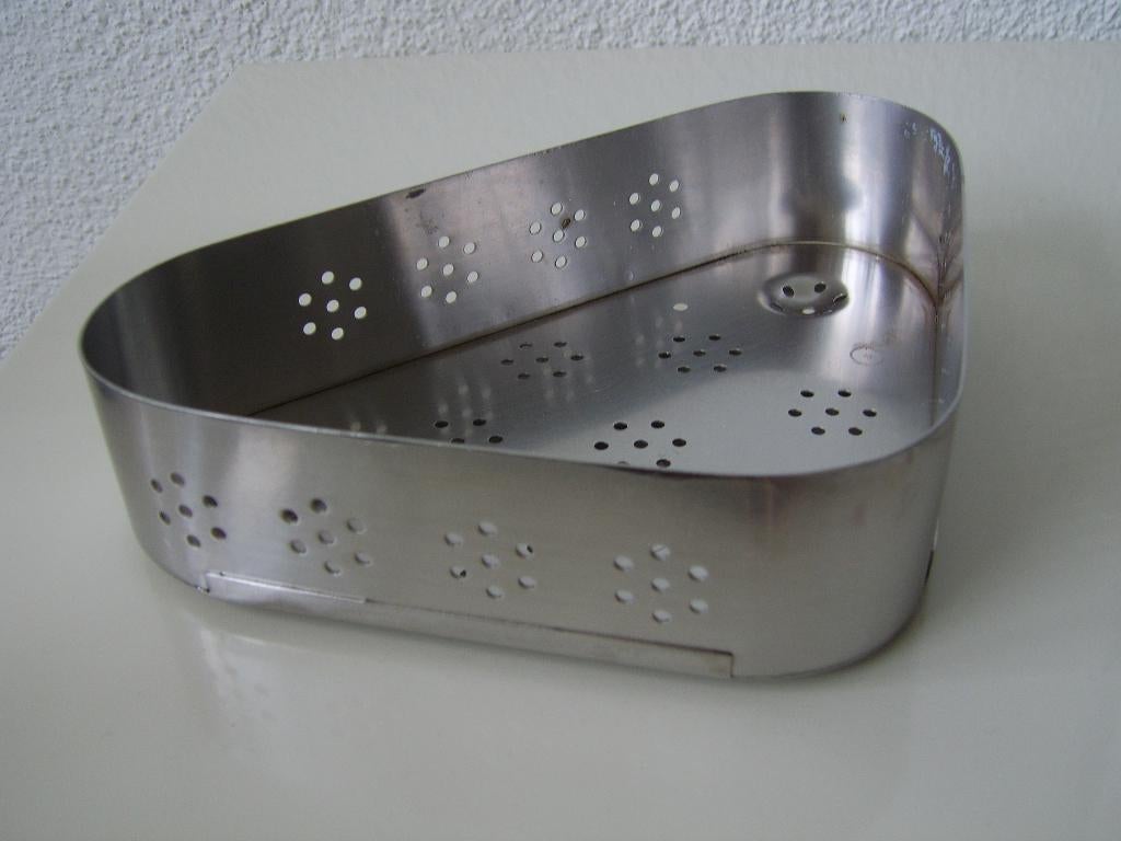 Emaille Gero Zilmeta Sola gootsteen bakjes schepjes graten, Ophalen of Verzenden