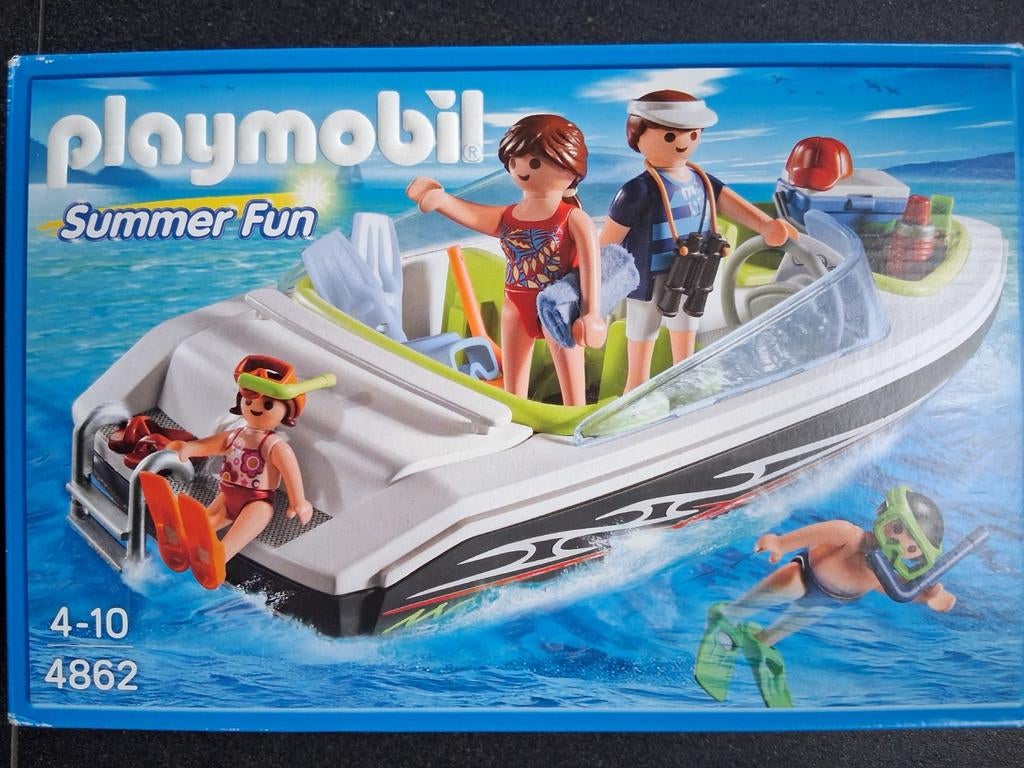 Playmobil Summer Fun Boot 4862 - Complete Set, Kinderen en Baby's, Speelgoed | Playmobil, Ophalen of Verzenden