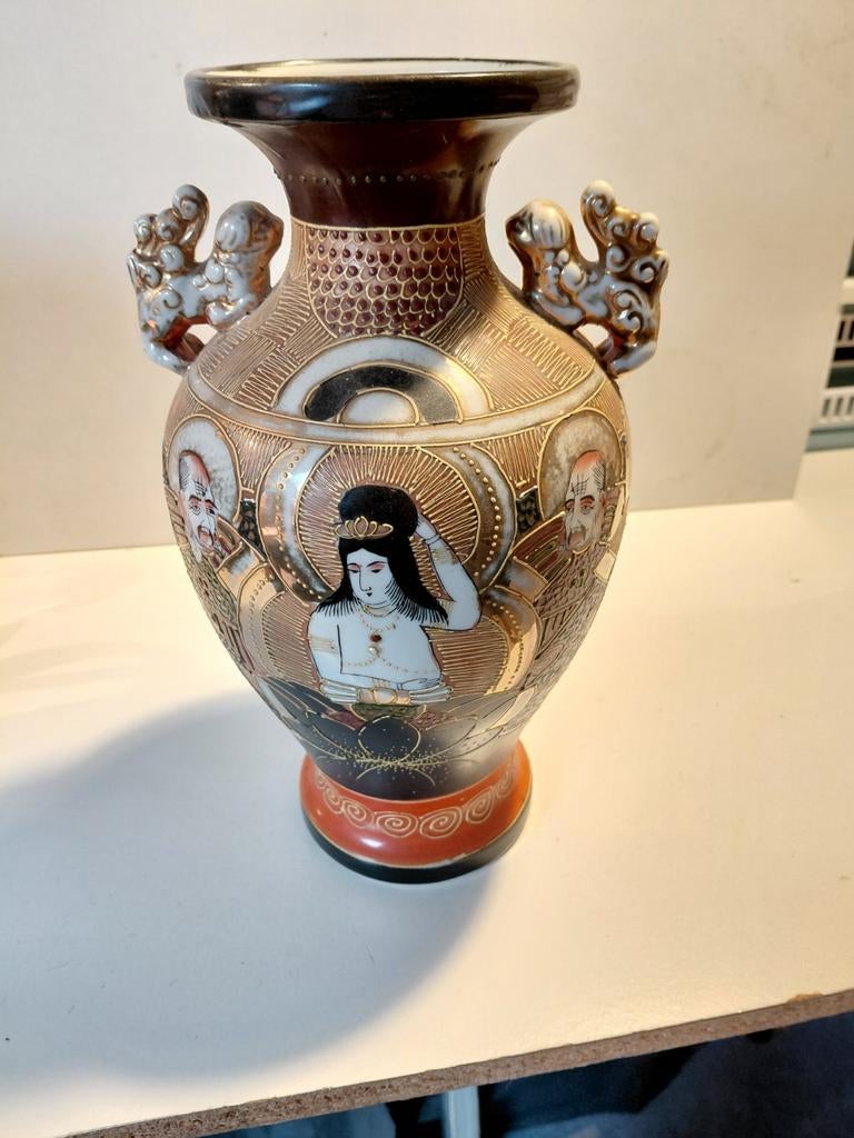 Aziatische vaas, Antiek en Kunst, Antiek | Vazen, Ophalen of Verzenden