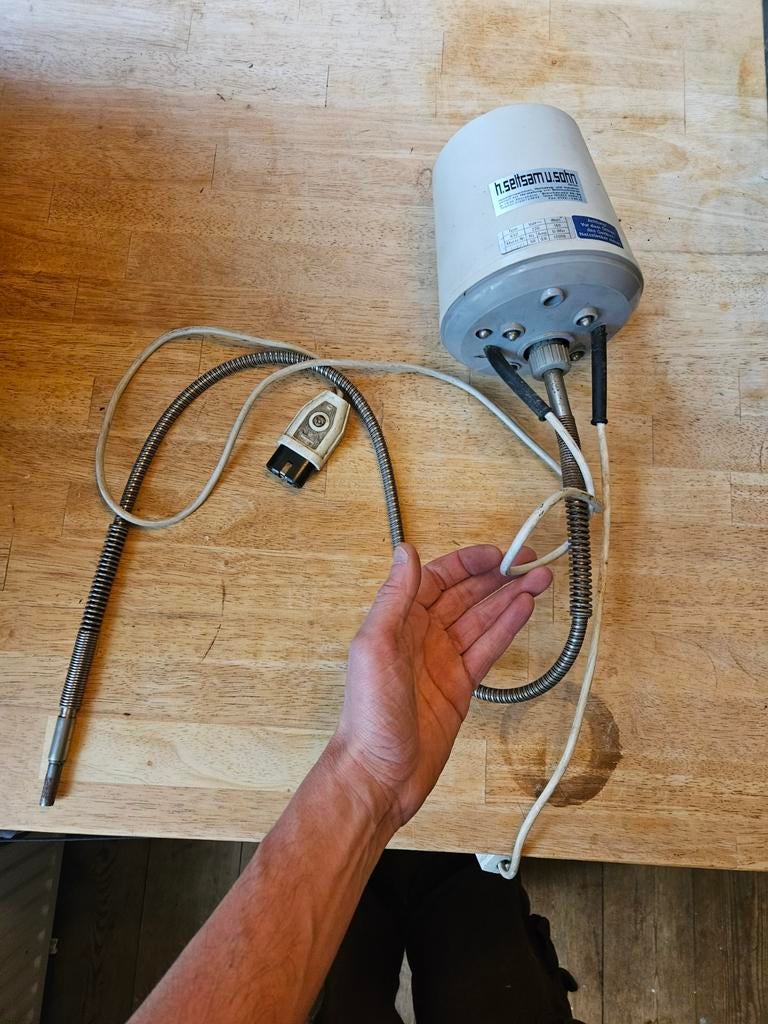 H. Seltsam u. Sohn Hangmotor Edelsmeden - Voetpedaal, Ophalen of Verzenden