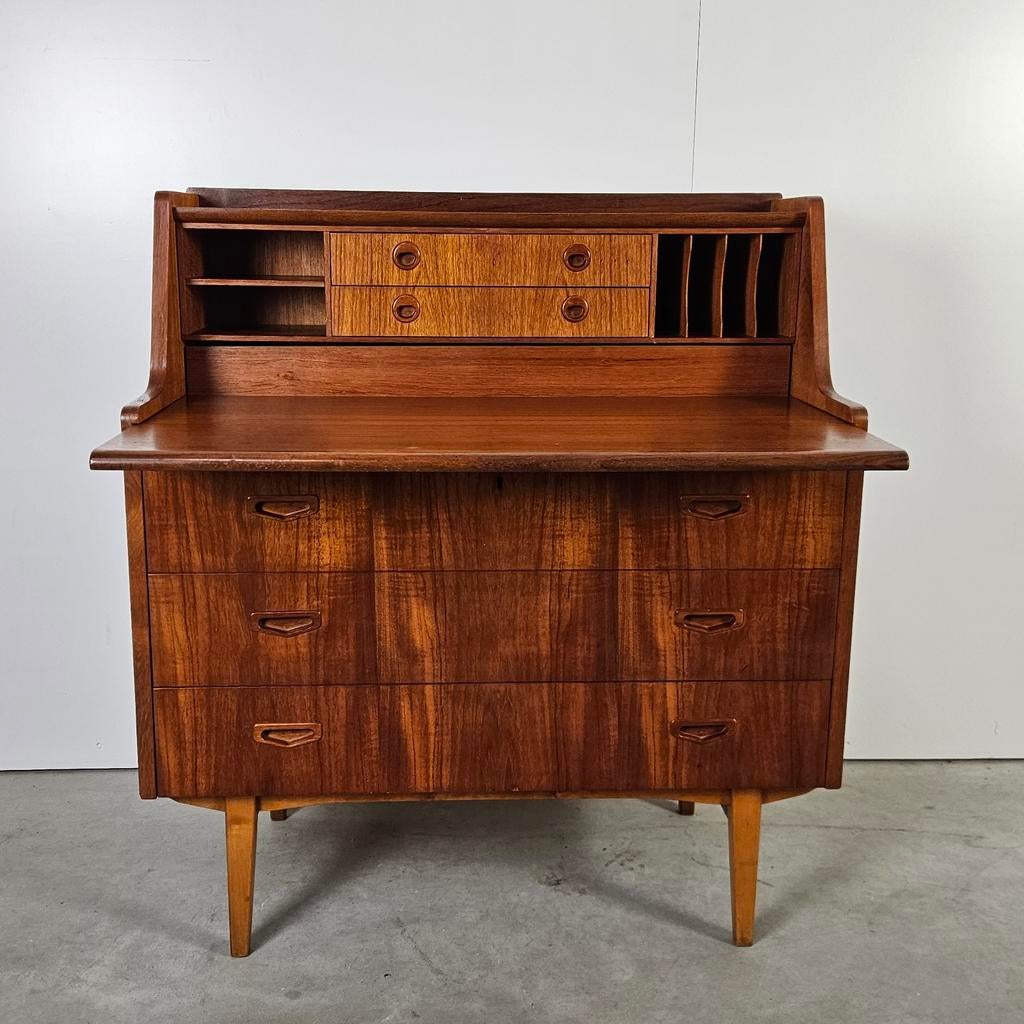 Vintage secretaire Musterring teak, Ophalen of Verzenden, Huis en Inrichting