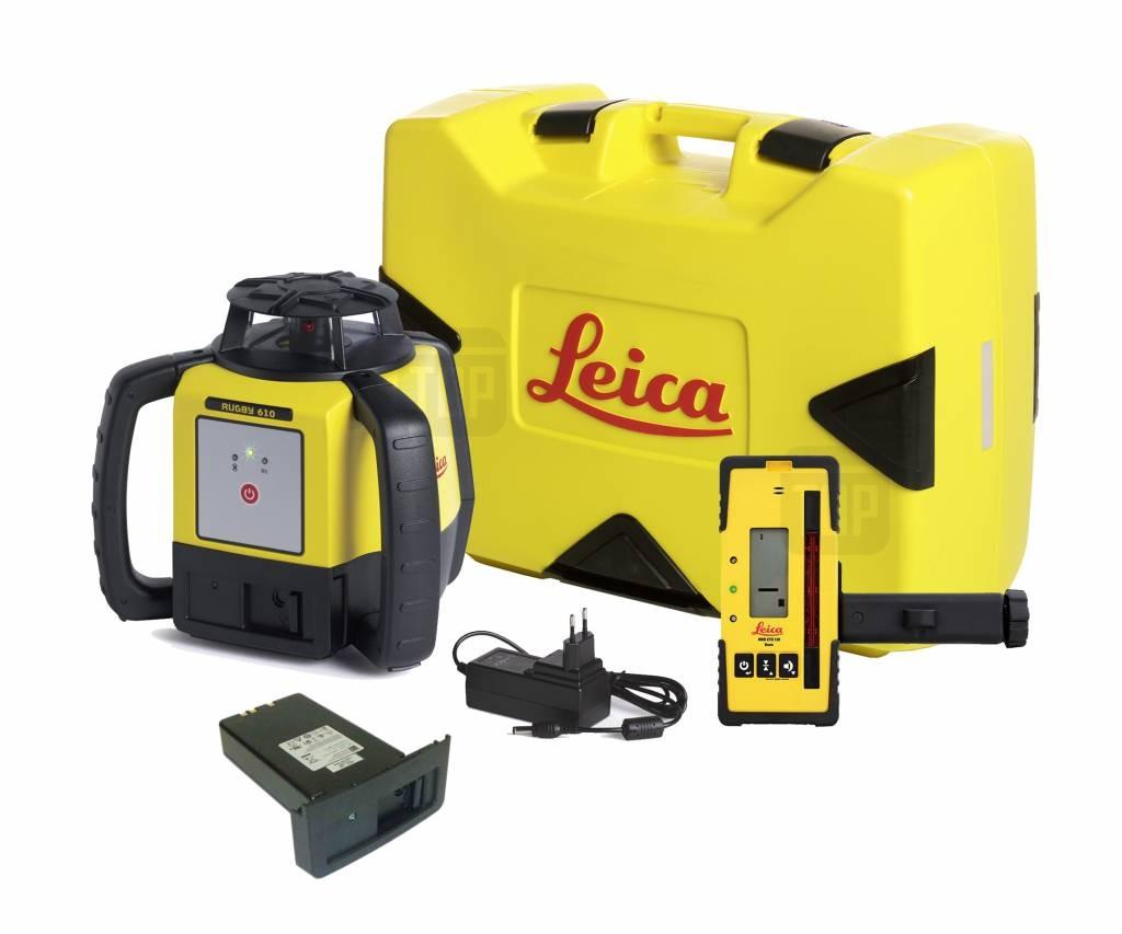 LEICA RUGBY 610 Li-ion bouwlaser + MM-ontv  DEMO, Ophalen of Verzenden, Nieuw, Afstand