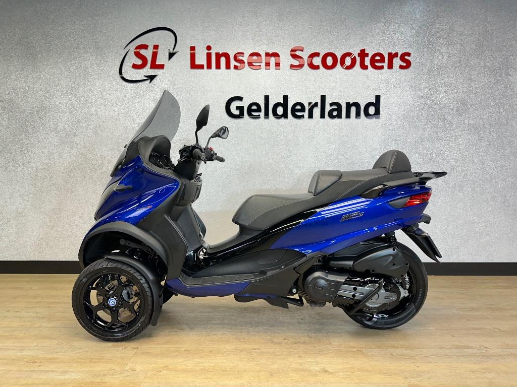 Piaggio MP3 Sport 500cc 2016 | CUSTOM BLUE | AUTO RIJBEWIJS, Motoren, 493 cc, Bedrijf, 3 cilinders, Sport