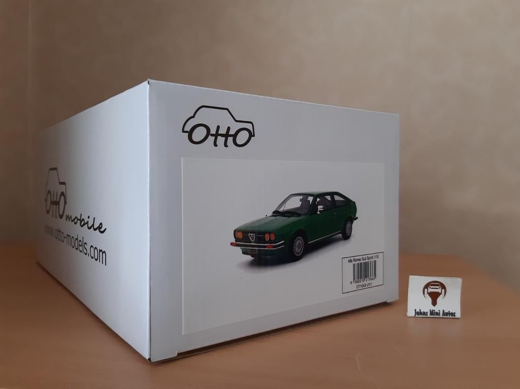 Alfa Romeo Sud Sprint 1976 groen OT1043 van Ottomobile 1:18, Hobby en Vrije tijd, Modelauto's | 1:18, OttOMobile, Auto, Nieuw