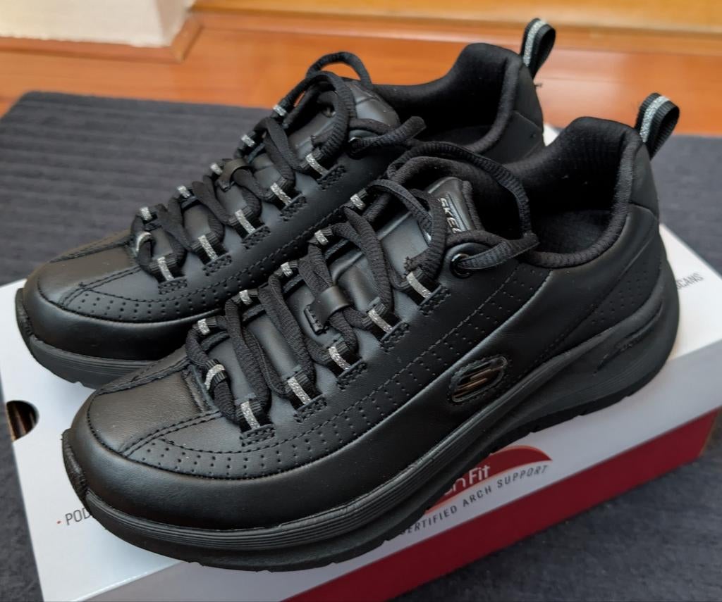 Skechers Arch Fit Dames Zwart Maat 36 Nieuw, Skechers, Zwart, Nieuw, Ophalen of Verzenden