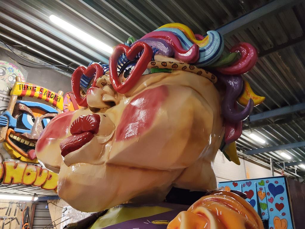 Carnavalswagen Kop - Uniek Decorstuk, Ophalen, Gebruikt, Versiering, Carnaval