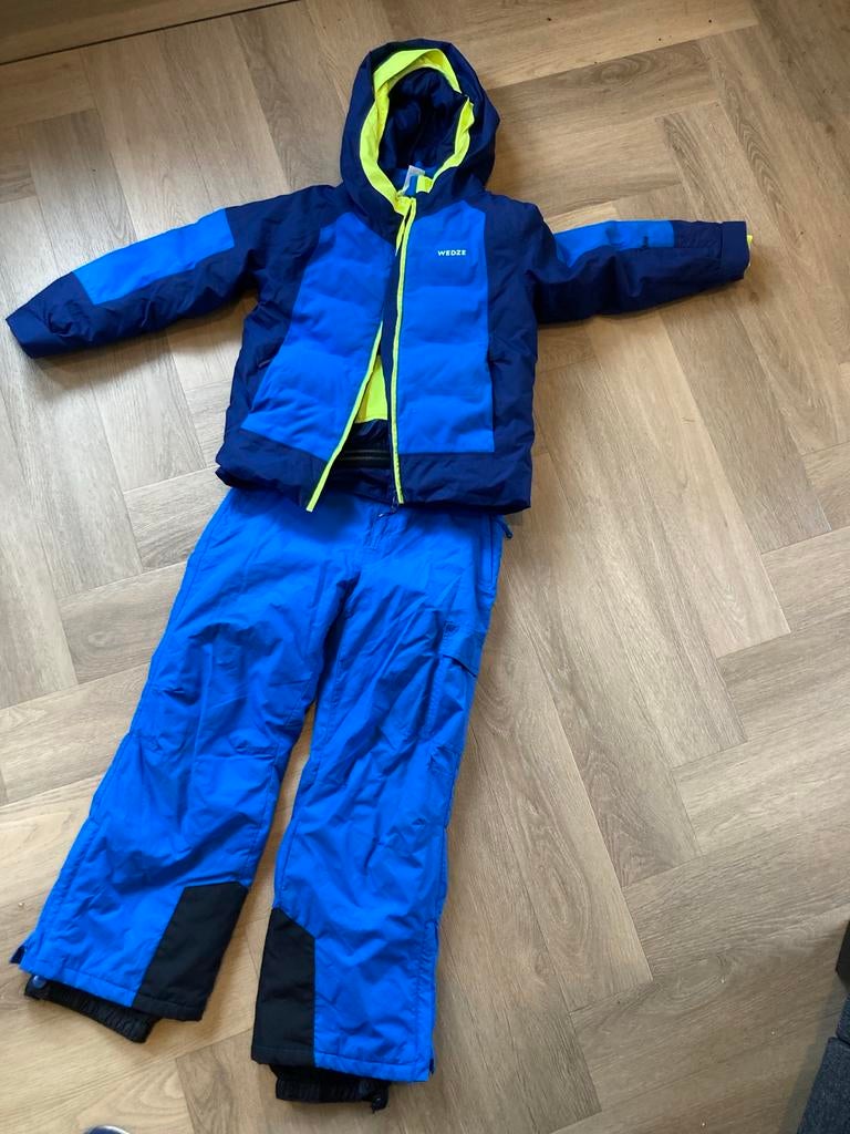 Ski broek + jas Wedze mt 140, Ophalen of Verzenden, Mountainpeak, Jongen, Setje