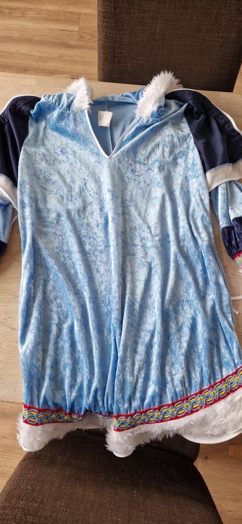 Carnavalspak eskimo dames maat 46, Ophalen of Verzenden, Zo goed als nieuw, Maat 46/48 (XL) of groter, Carnaval