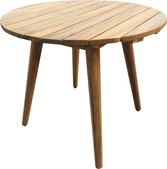 Sens-Line - Lissabon Sidetable Rond Bruin Acaciahout, Ophalen of Verzenden, Nieuw