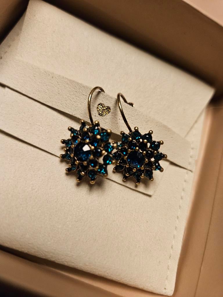 Bijoux Brigitte Oorbellen & Armbandjes - Nieuw, Overige materialen, Met strass, Blauw, Nieuw