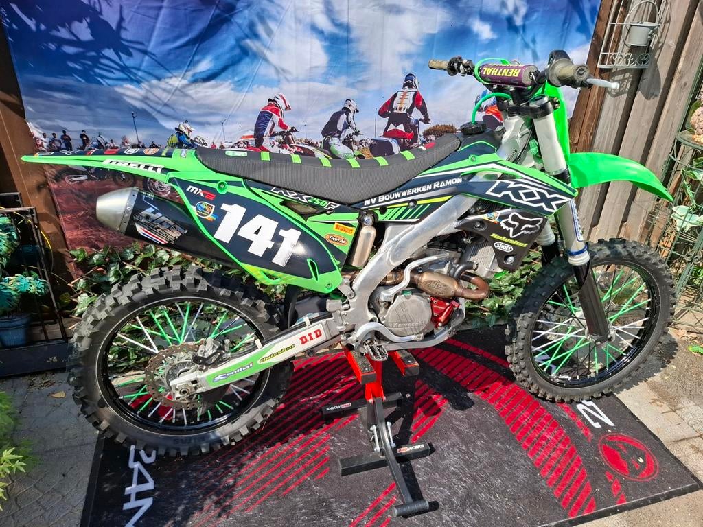 Kawasaki KX250F (2017)met vele opties erop.2017, Motoren, Motoren | Kawasaki, Particulier, Crossmotor