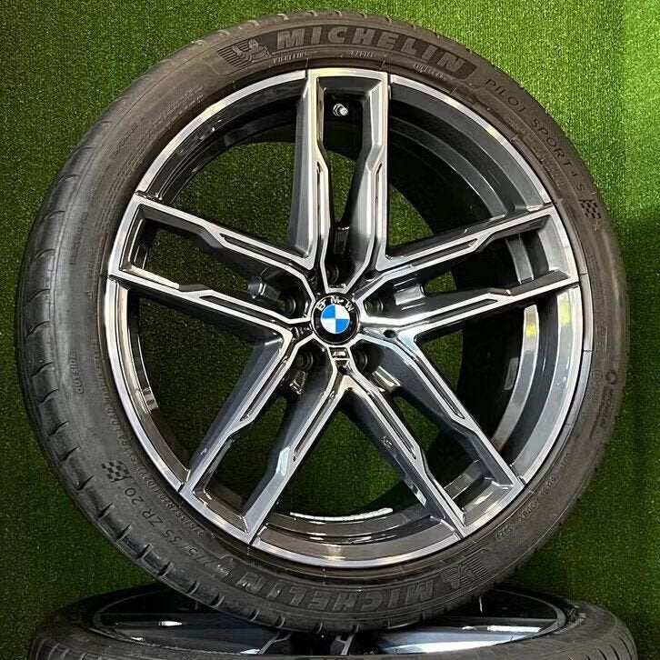 Originele 20 inch BMW 810M velgen banden M5 f90 M8 f91 f92, Gebruikt, -, 285 mm, -