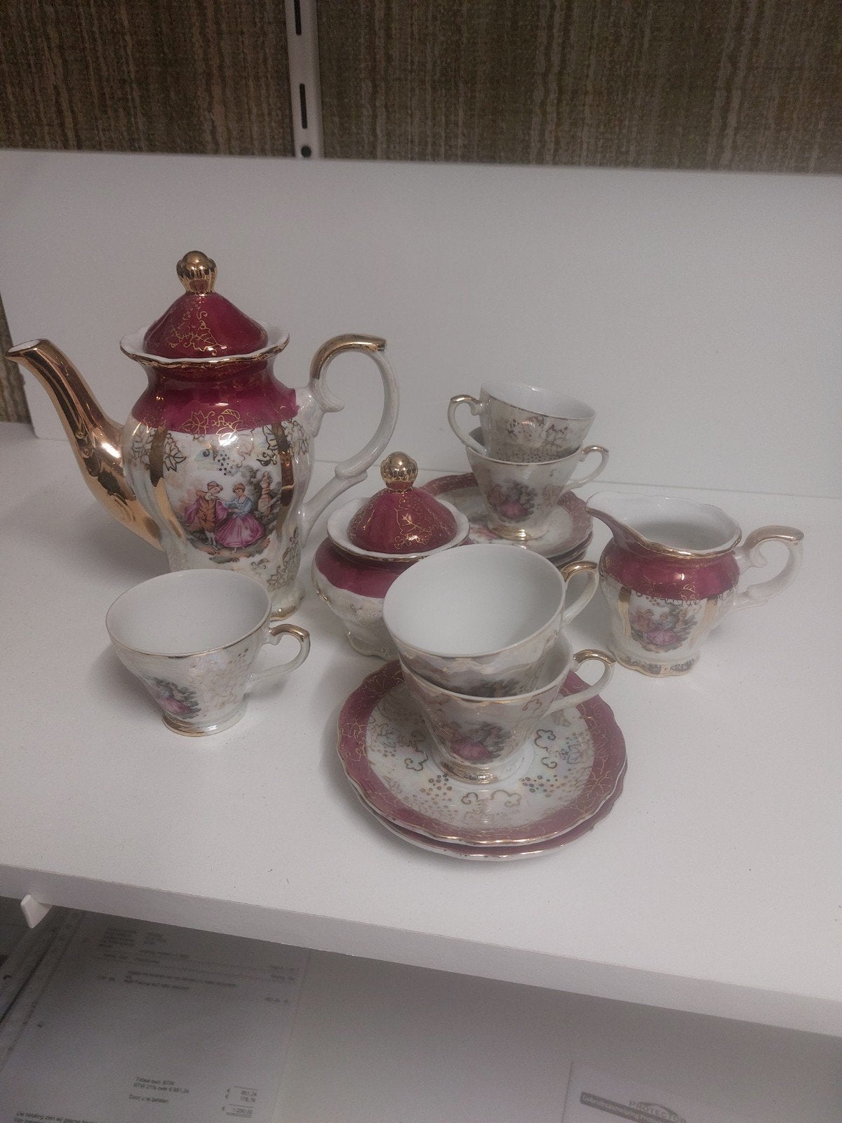Vintage Porseleinen Thee-/Koffieservies - Fijn Porselein, Ophalen of Verzenden