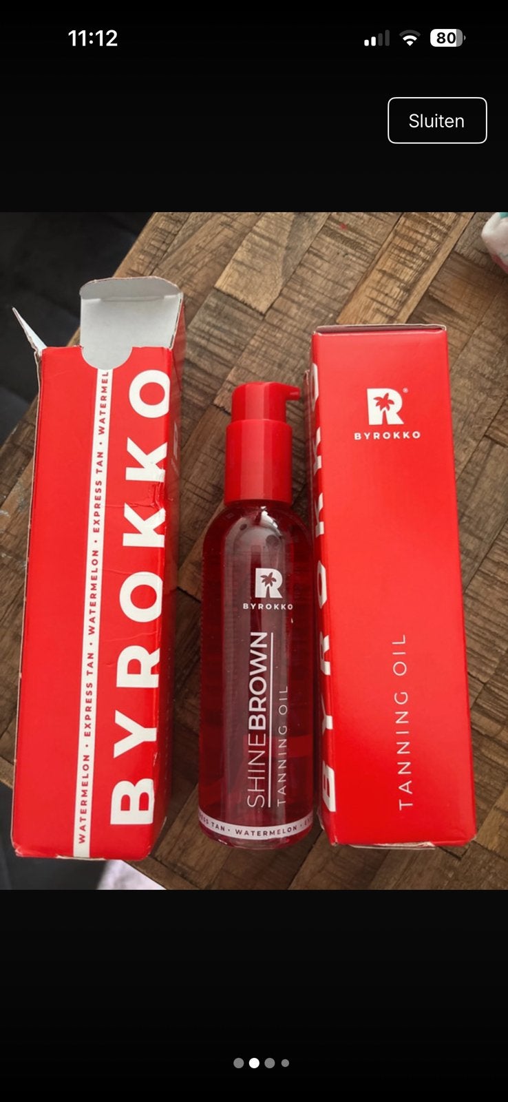 Byrokko tanning oil and cream, Ophalen, Zo goed als nieuw, Bodylotion, Crème of Olie