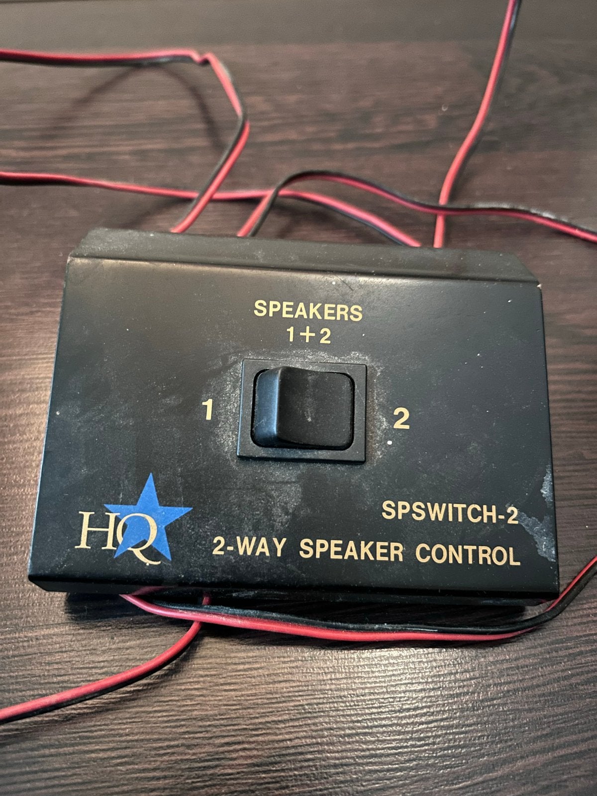 HQ SPSWITCH-2 2-weg luidspreker schakelaar, Audio, Tv en Foto, Luidsprekers, Gebruikt, Overige typen, Minder dan 60 watt, Ophalen