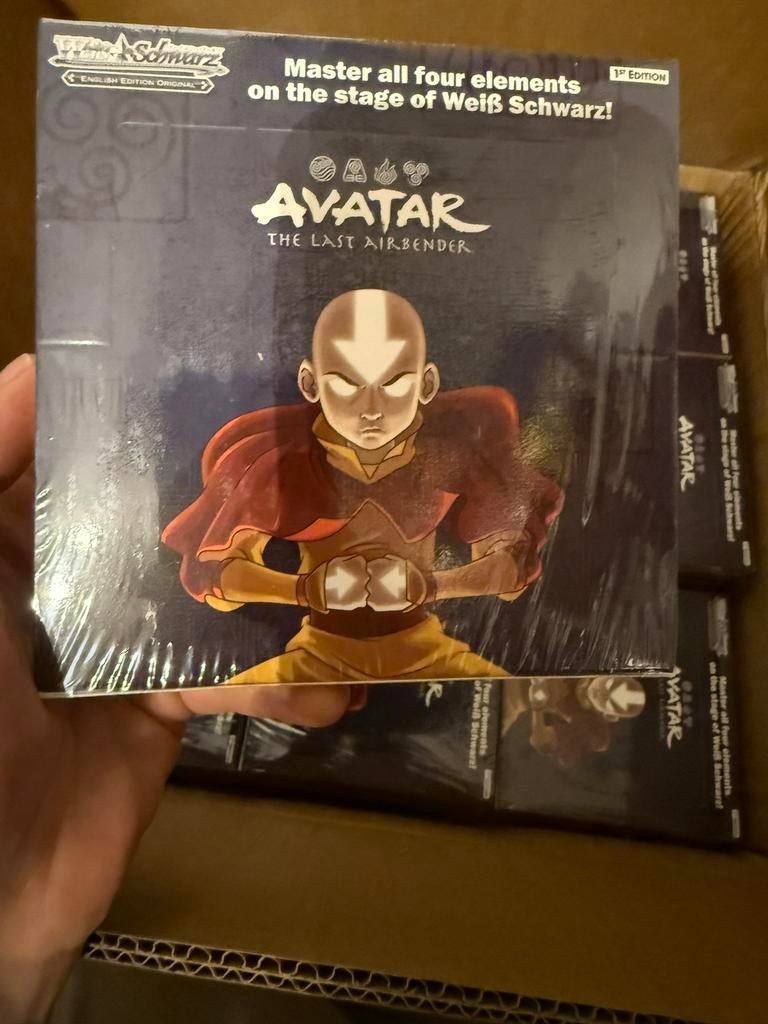 Weiss schwarz avatar the four elements booster boxen, Hobby en Vrije tijd, Verzamelkaartspellen | Overige, Ophalen of Verzenden